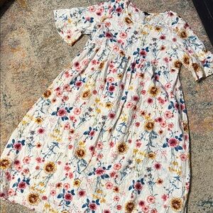 Fun Floral Maxi Dress - Multicolor Florida XL